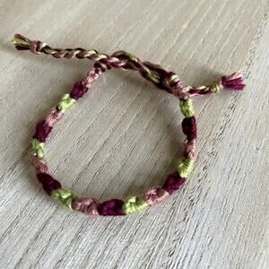 Aliza Bracelet anklet trendy comfortable tie embroidery thread woven gift